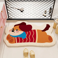Running cute dog