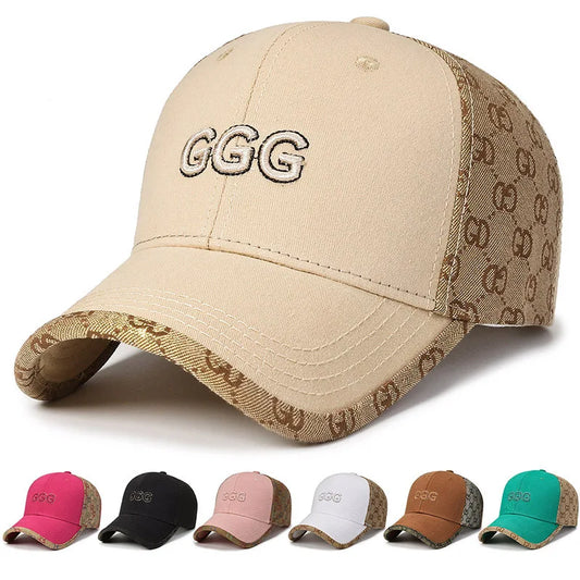 GGG Embroidered Baseball Cap – Retro Hip Hop Snapback for Men & Women