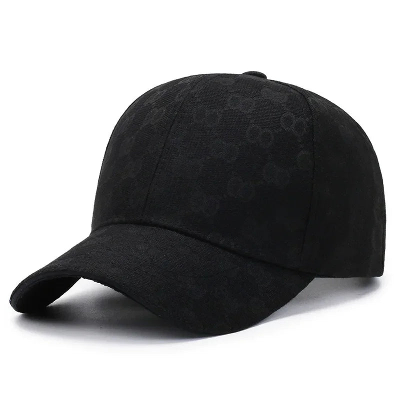 Dot Pattern Cotton Baseball Cap – Retro Snapback for Men & Women