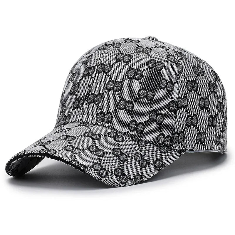 Dot Pattern Cotton Baseball Cap – Retro Snapback for Men & Women