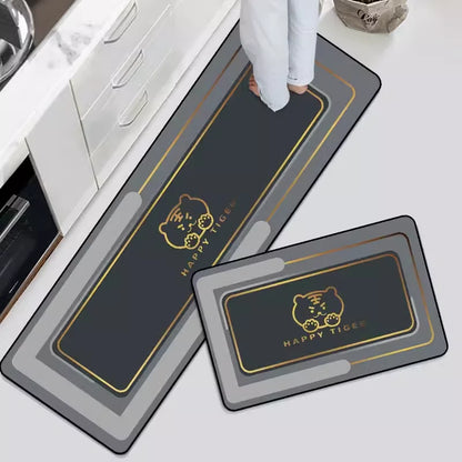Kitchen Floor Mats Waterproof Non-slip Dirt-Resistant Foot Mats Household Mats Entry Door Doormat Carpet
