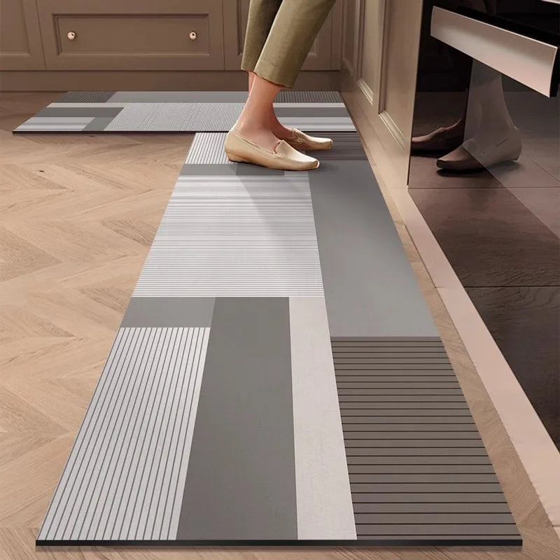 German kitchen floor mat, oil resistant, waterproof, anti slip, quick drying, dirt resistant, diatomaceous earth absorbent pad