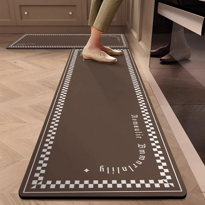 German kitchen floor mat, oil resistant, waterproof, anti slip, quick drying, dirt resistant, diatomaceous earth absorbent pad