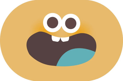 Cartoon Expression Diatomaceous Mud Bathroom Absorbent Quick Drying Foot Mat, Household Wear-resistant Bathroom Anti Slip Mat