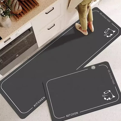 Kitchen Floor Mats Waterproof Non-slip Dirt-Resistant Foot Mats Household Mats Entry Door Doormat Carpet