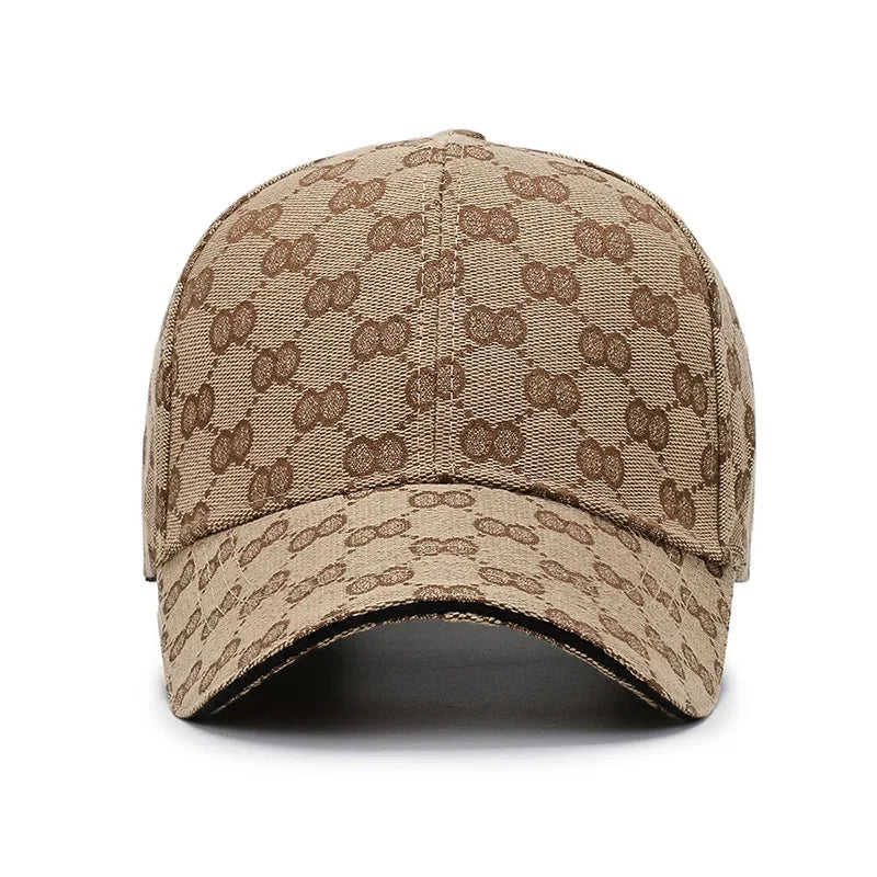 Dot Pattern Cotton Baseball Cap – Retro Snapback for Men & Women